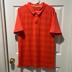 Orange Nike Golf Polo